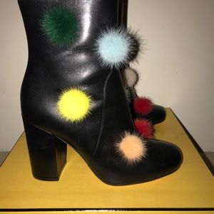 fendi pom pom shoes